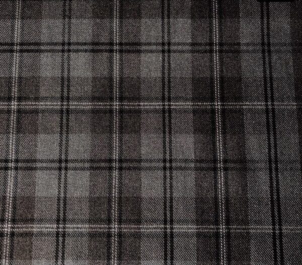 Grey tartan scarf - product image 2