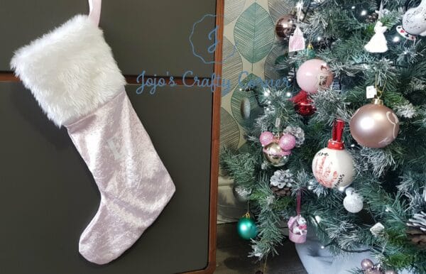 Personalised Christmas stocking LILAC - product image 4