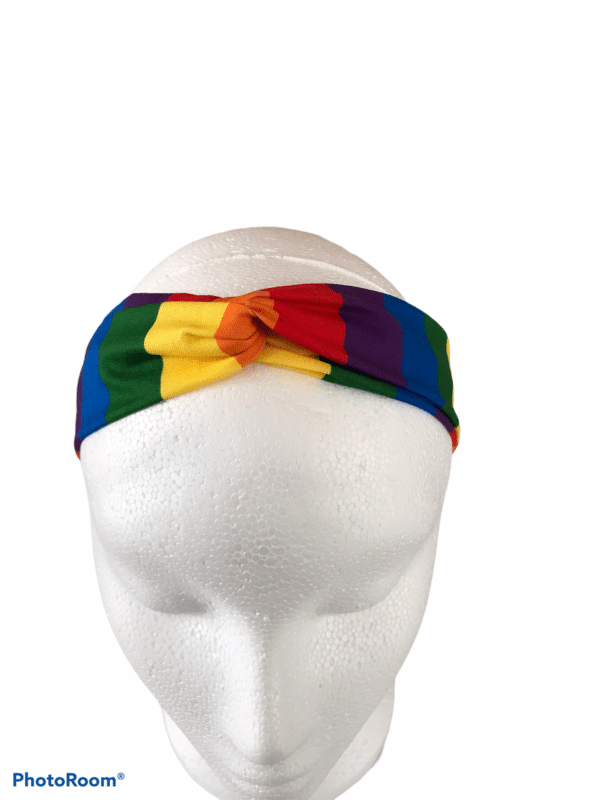 Rainbow knotted hairband - product image 2