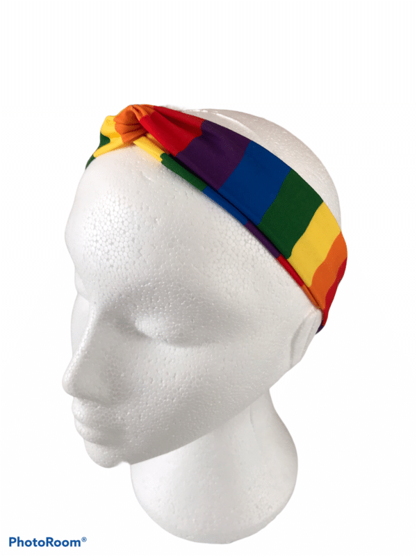 Rainbow knotted hairband - main product image