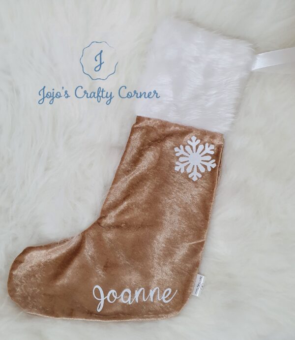 Personalised Christmas stocking RED - product image 2