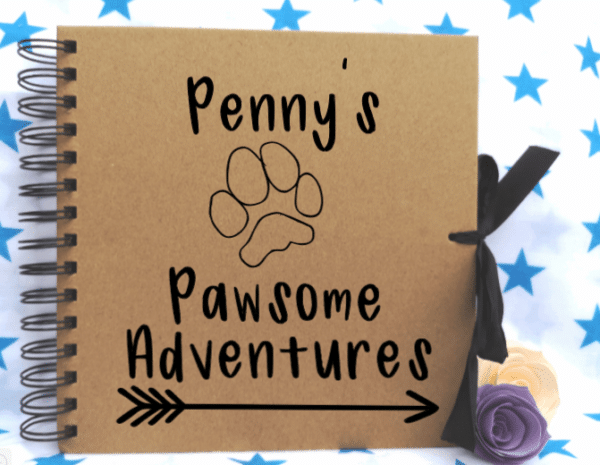 Personalised Paw Print Photo Album - main product image