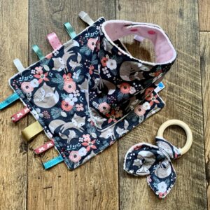 Bespoke baby gift set - you choose the fabric