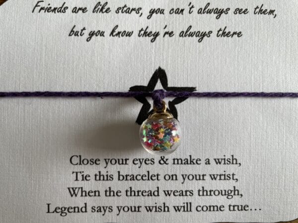 Star bauble wish bracelet - product image 2