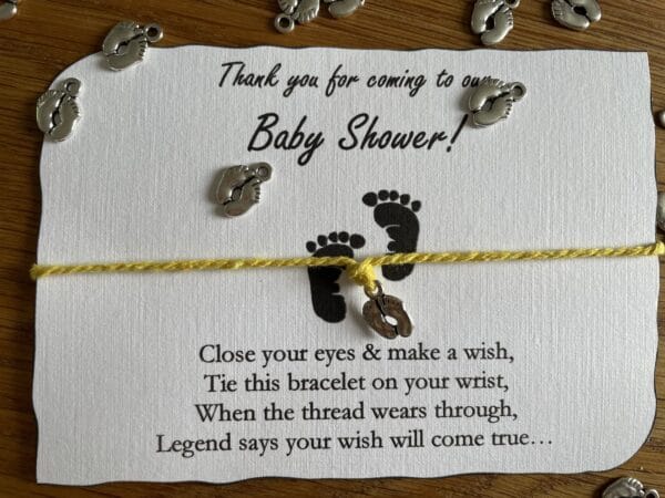 Baby shower wish bracelet - product image 3