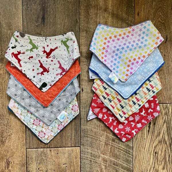 Baby bandanna bibs – Christmas edition - main product image