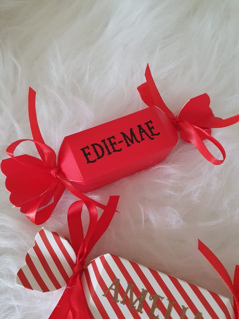 Personalised Christmas Cracker gift box/party favour