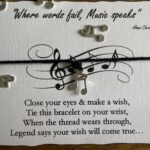 Music wish bracelet