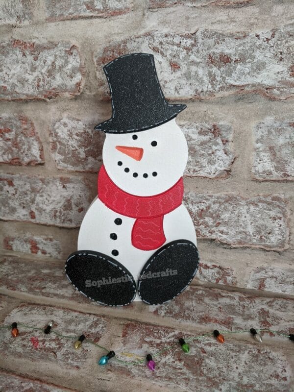 Wonky Personalized Snowmen - main product image