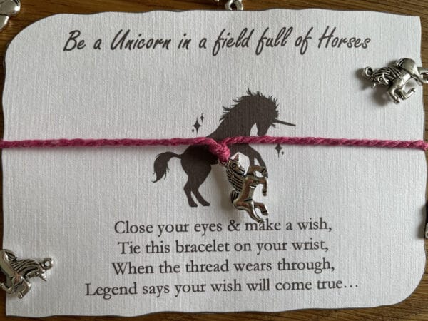 Unicorn wish bracelet - product image 3