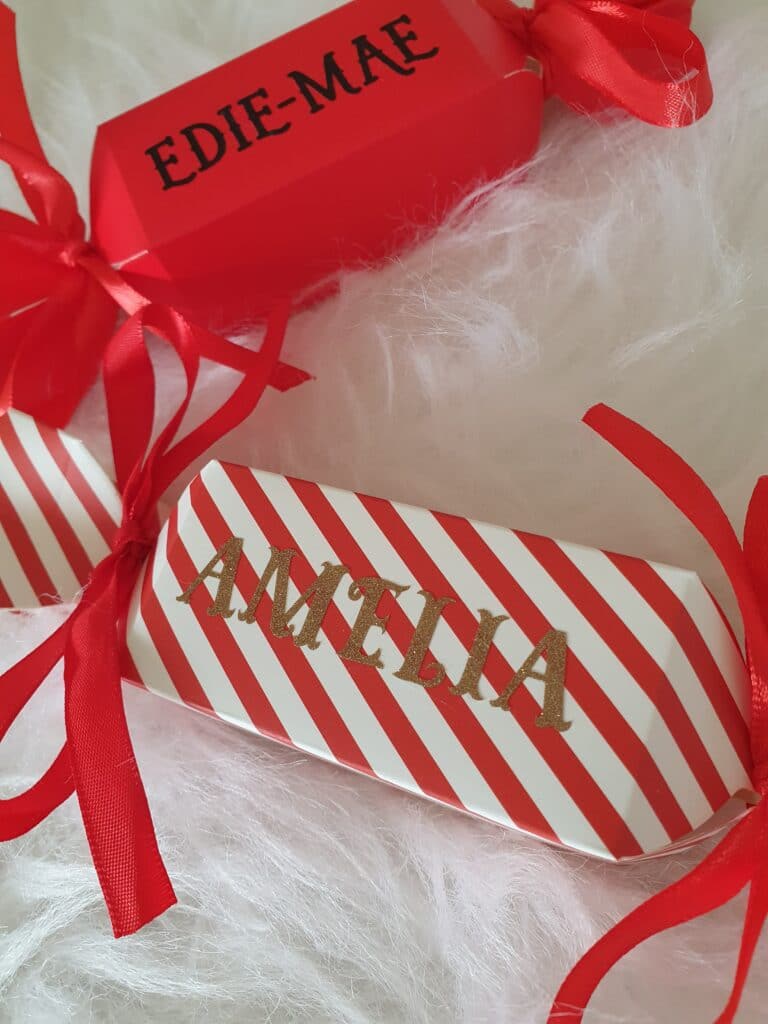 Personalised Christmas Cracker gift box/party favour