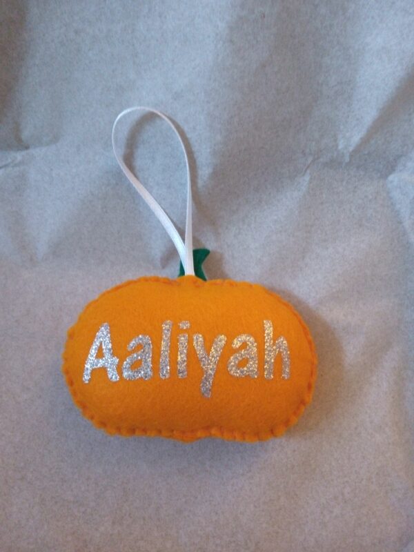 Personalised pumpkin decoration - product image 2