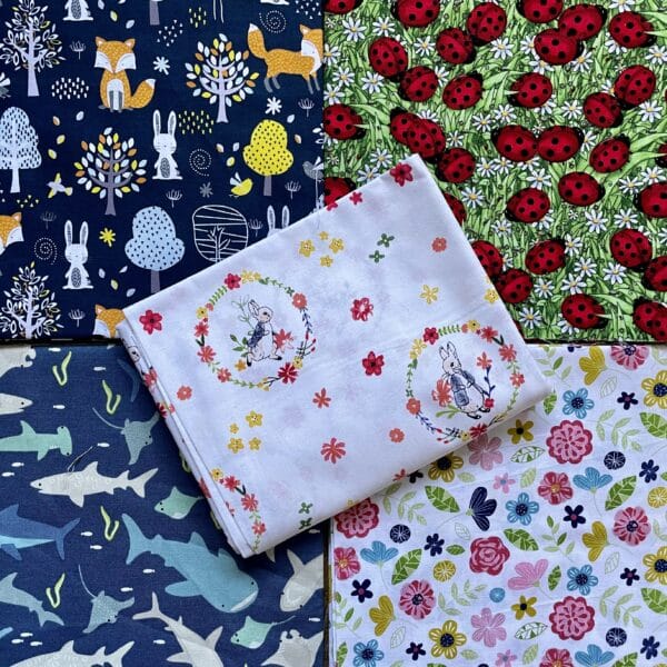 Bespoke baby gift set – you choose the fabric - product image 2