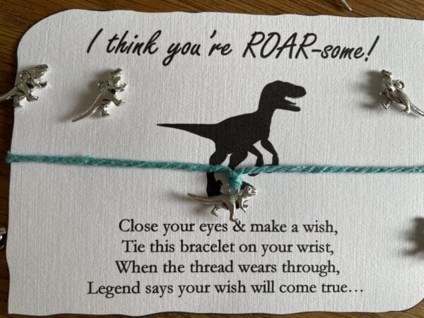 Dinosaur wish bracelet - product image 3