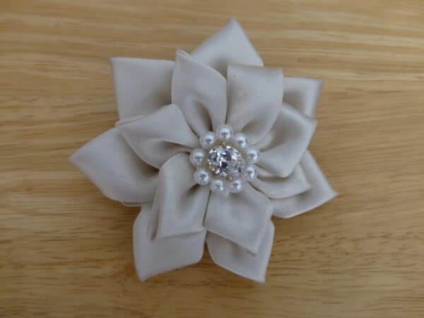Champagne coloured hair clip - product image 2