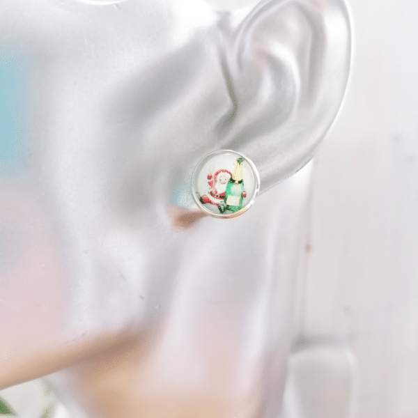 Father christmas earrings - product image 3