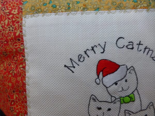 Christmas cushion cover – Merry Catmas - product image 3