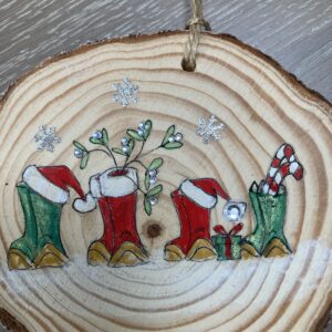 Personalised Wooden Christmas Decoration