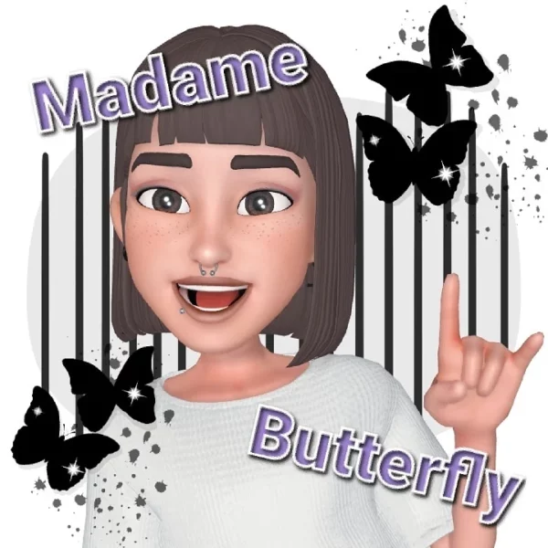 Madame Butterfly Entomology shop logo