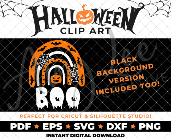 Halloween Clip Art: BOO Rainbow - product image 2