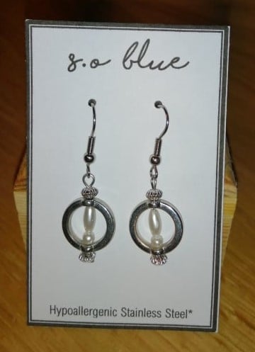 [0034] Stainless Steel Circle Hook Earrings - main product image
