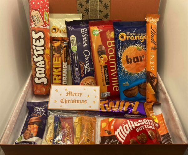 Orange Chocolate Gift Selection Box - main product image