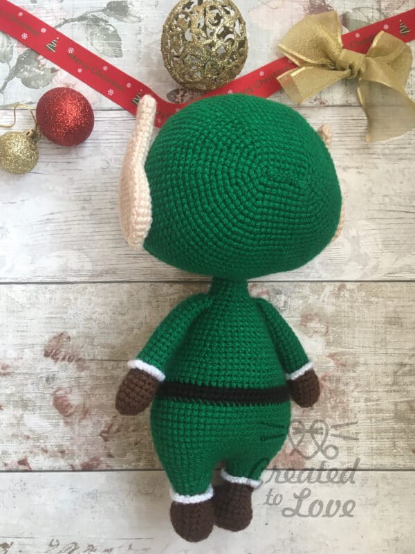 Christmas crochet handmade Elf toy present or decoration gift, birthday present - product image 3