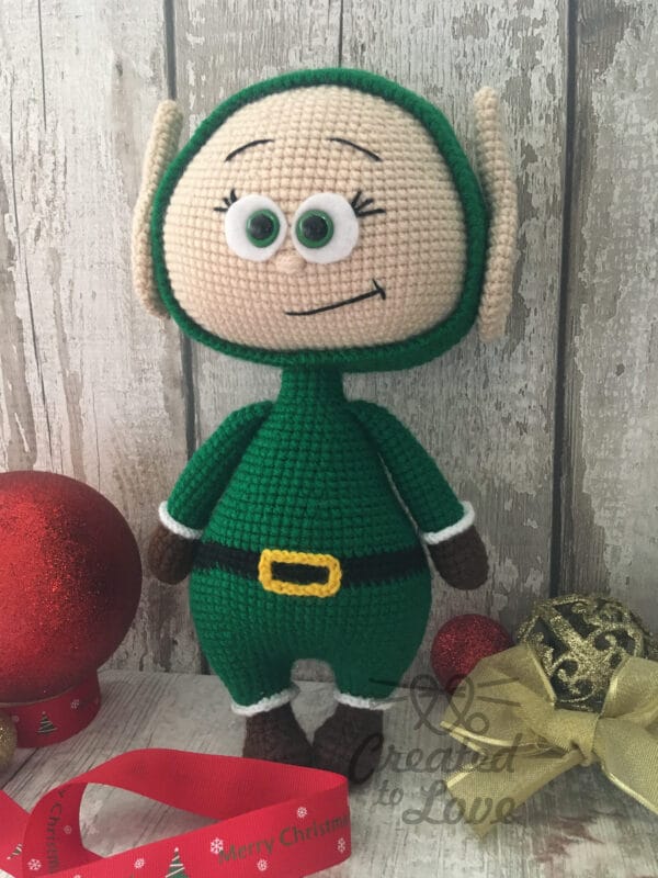 Christmas crochet handmade Elf toy present or decoration gift, birthday present - product image 5