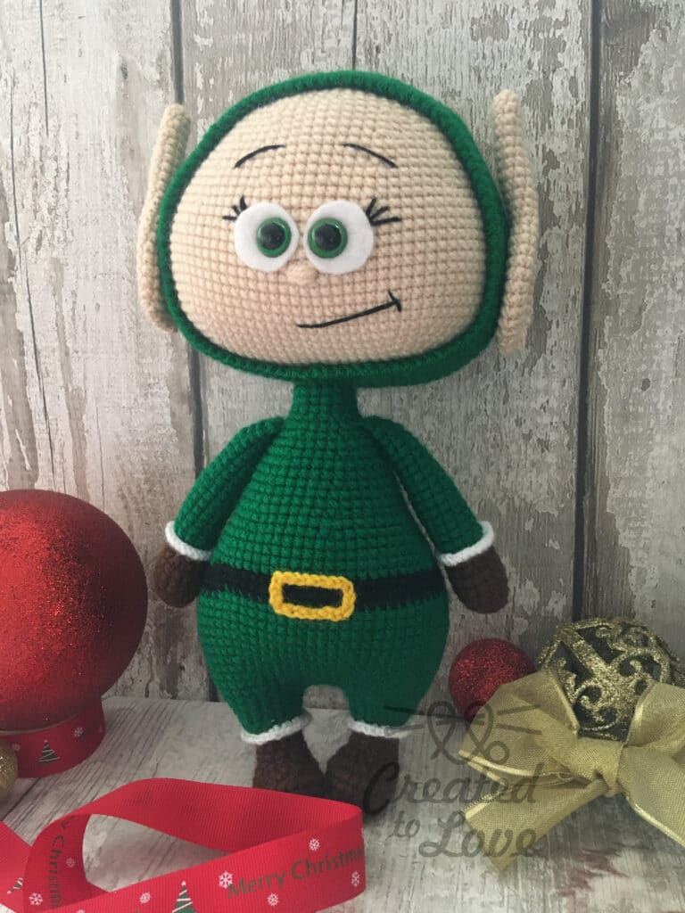 Christmas crochet handmade Elf toy present or decoration gift, birthday present