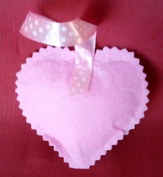 Hanging Heart Pocket Hug, Flowers and Butterflies – Mum- Cross Stitch - product image 3