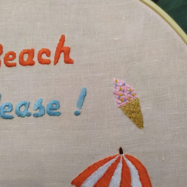 Summer Embroidery Hoop - product image 3