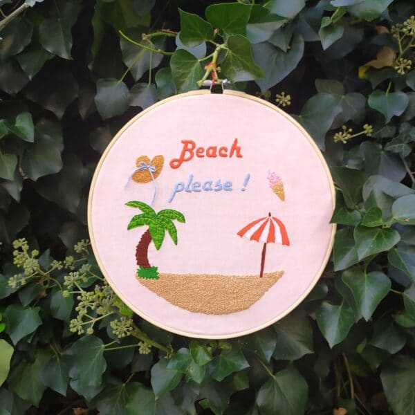 Summer Embroidery Hoop - main product image