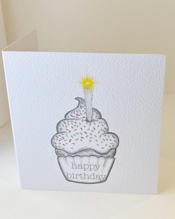 Cupcake Birthday card - main product image