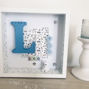 Personalised baby box frame