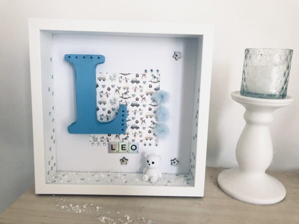 Personalised baby box frame - main product image