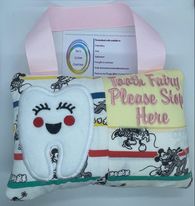 Embroidered Tooth Fairy Pillow - main product image