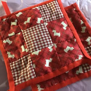 Patchwork pot holders: placeholder image (loading)
