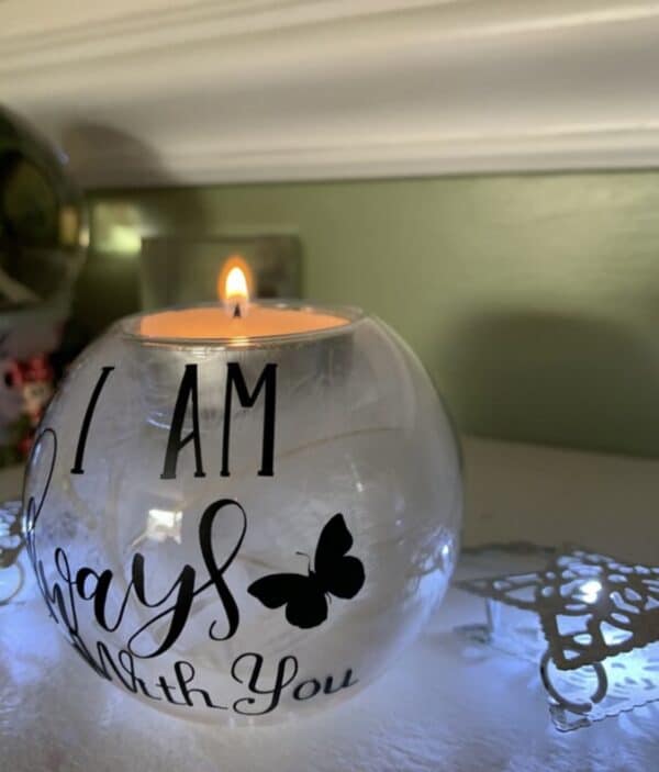 Memorial Tea Light Holder, I am always with you. - product image 3