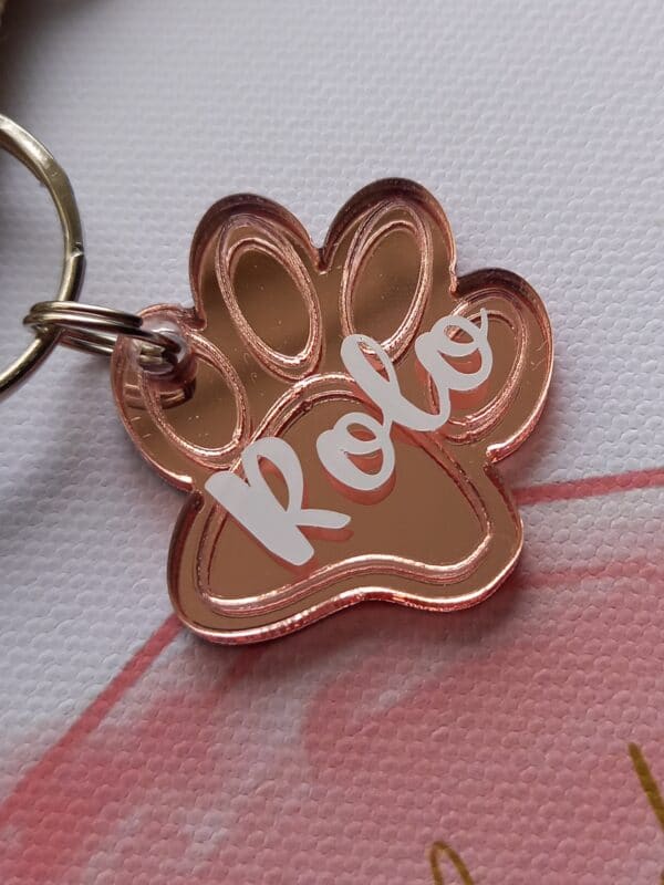 Personalised Dog Mum Keyring, Mother’s Day gift from the dog - product image 2