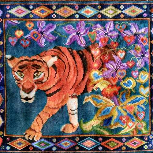 Stunning Tiger Tapestry Kit by Animal Fayre Designer Tapestry Kits - main product image