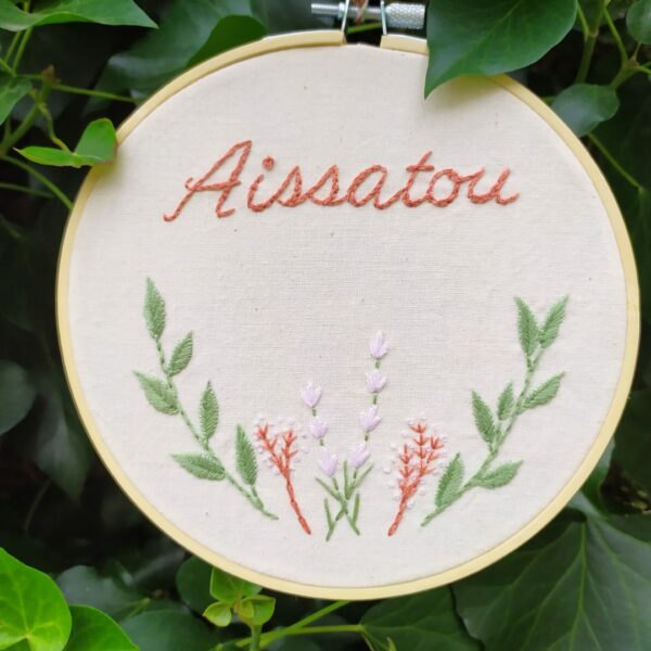 Customisable Name Embroidery Hoop - product image 2