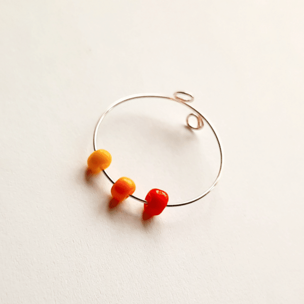 Worry ring – Yellow & Orange - main product image