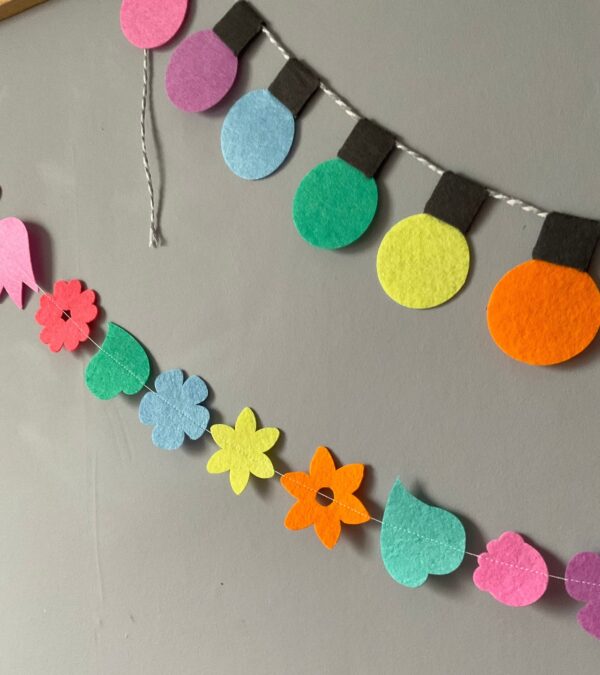 Denmark Pastel Felt Garland - product image 3