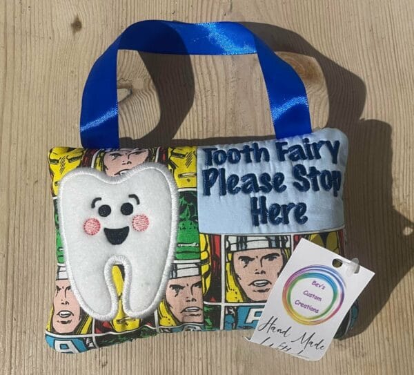 Embroidered Tooth Fairy Pillow - main product image