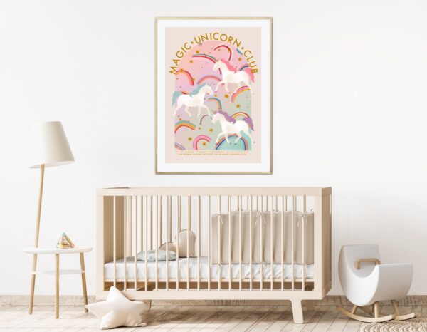 Magic Unicorn Club – Art Print A5 / A4 / A3 - product image 4