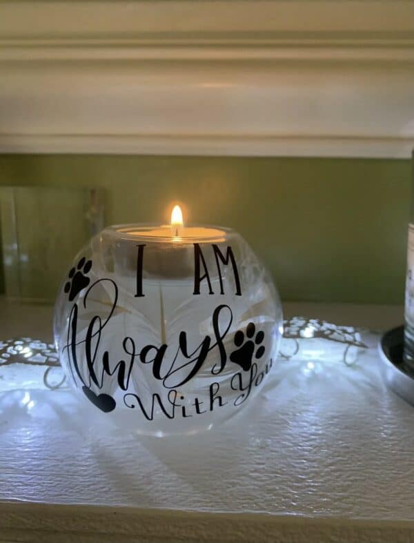 Memorial Tea Light Holder, I am always with you. - product image 2