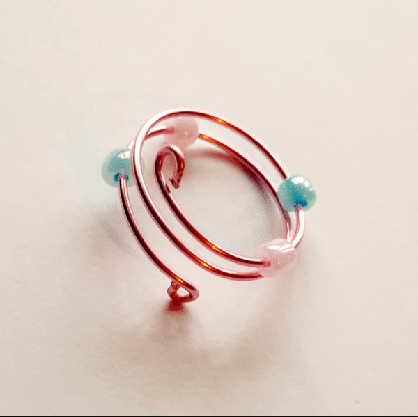 Worry ring – Pink & Blue - main product image