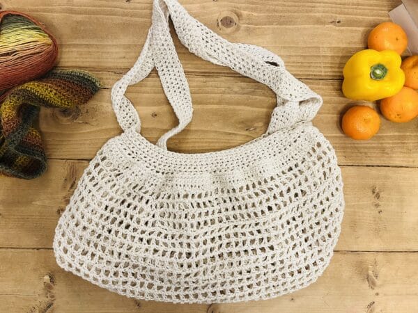 Boho, retro shopping bag, market bag, beach bag - product image 3