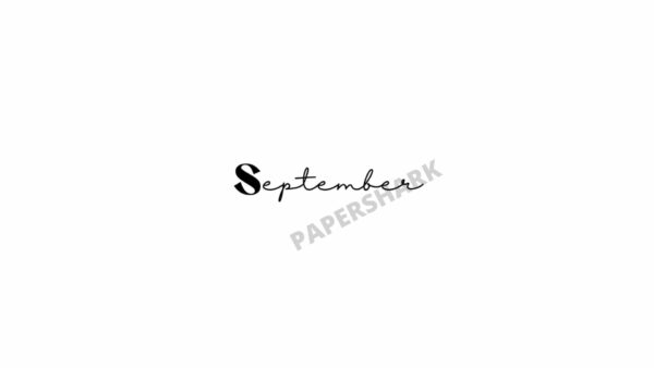 Horizontal Monthly Cover Page Plain Bujo - product image 2