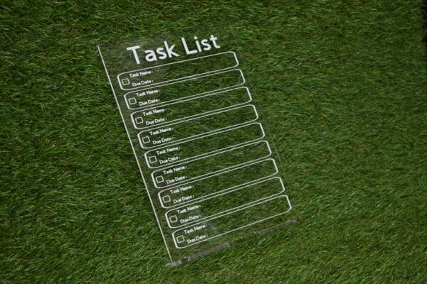 Personalised Weekly Planner, Acrylic Planner, Dry Wipe Clean Planner - product image 2